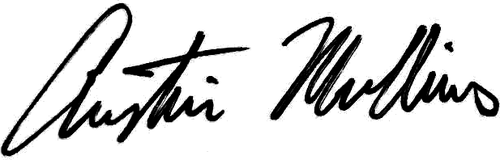 Austin Mullins' signature